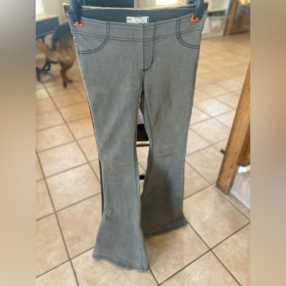 Black boot cut jeans